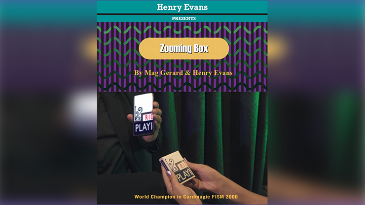 Zooming Box (Blue) by Mag Gerard and Henry Evans by Murphy's Magic Supplies, Inc.