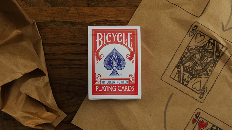 My Coloring Deck by Jordan Victoria (Red) by Murphy's Magic Supplies, Inc.