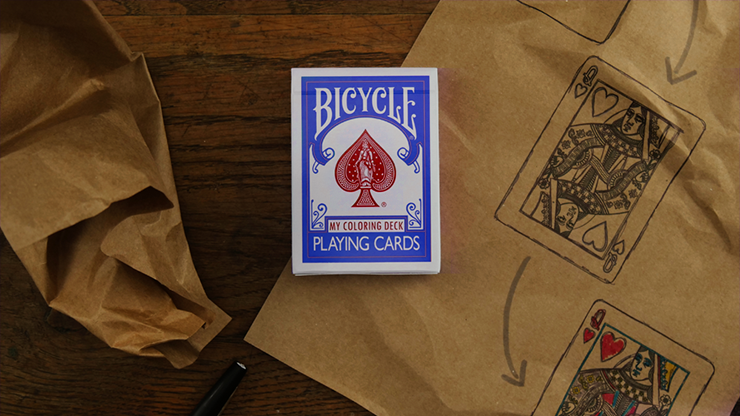 My Coloring Deck by Jordan Victoria (Blue) by Murphy's Magic Supplies, Inc.