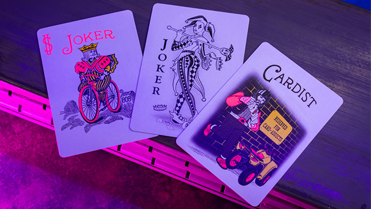 Bicycle Star-Fire Pink Neon Playing Cards by Murphy's Magic Supplies, Inc.
