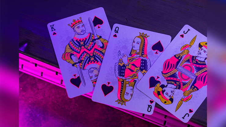 Bicycle Star-Fire Pink Neon Playing Cards by Murphy's Magic Supplies, Inc.