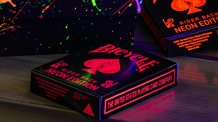 Bicycle Star-Fire Pink Neon Playing Cards by Murphy's Magic Supplies, Inc.