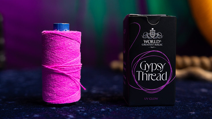 WGM UV GLOW GYPSY THREAD PINK REFILL SPOOL by Murphy's Magic - Trick by Murphy's Magic Supplies, Inc.