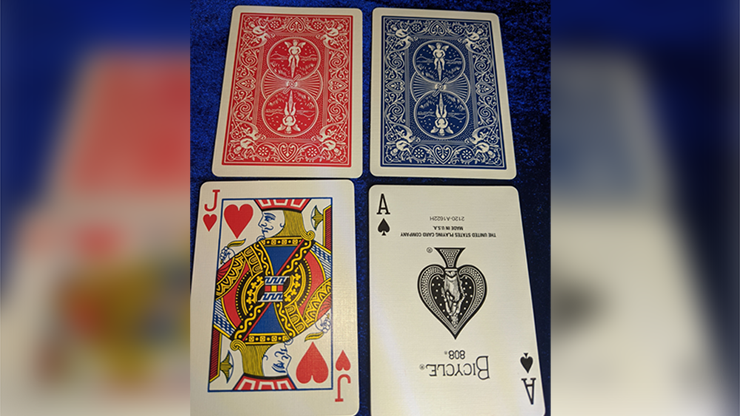 Magnetic Card - Bicycle Cards (2 Per Package) Double Face Cards by Chazpro by Murphy's Magic Supplies, Inc.