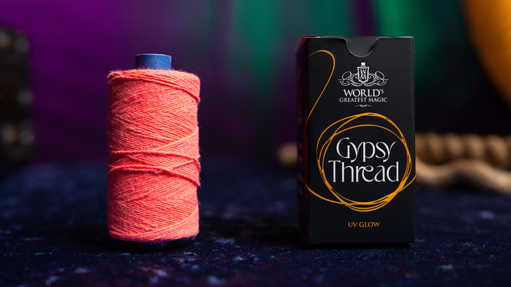 WGM UV GLOW GYPSY THREAD ORANGE REFILL SPOOL by Murphy's Magic - Trick by Murphy's Magic Supplies, Inc.