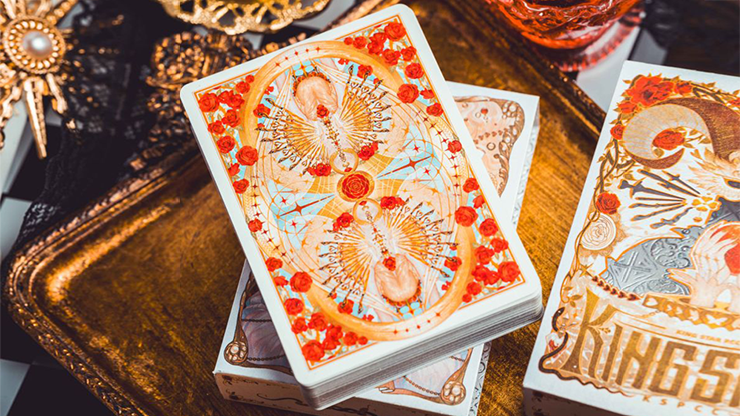 Silence V3 (White) Playing Cards by KING STAR by Murphy's Magic Supplies, Inc.