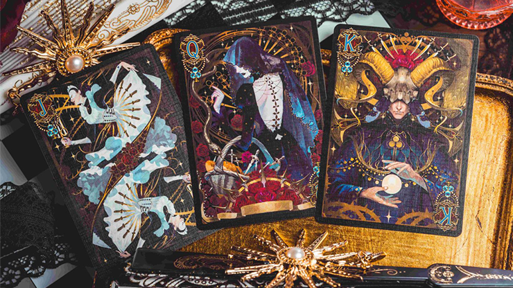 Silence V3 (Black) Playing Cards by KING STAR by Murphy's Magic Supplies, Inc.