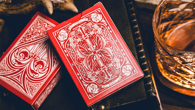 Sanctuary (Red) Playing Cards by Murphy's Magic Supplies, Inc.