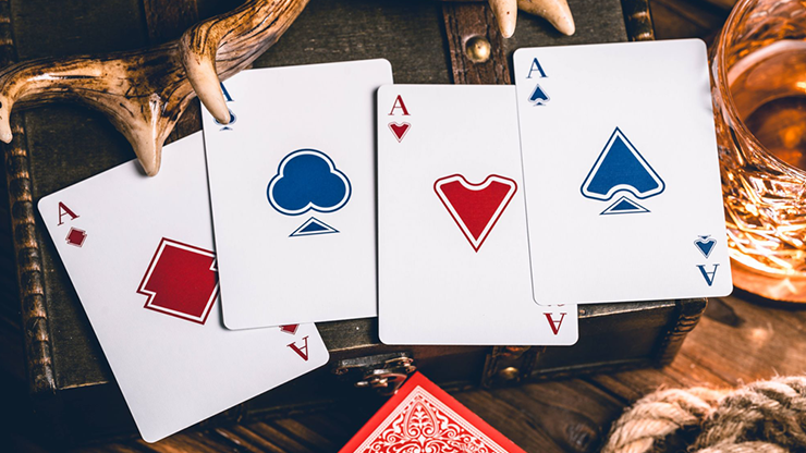 Sanctuary (Red) Playing Cards by Murphy's Magic Supplies, Inc.