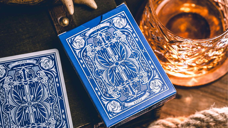Sanctuary (Blue) Playing Cards by Murphy's Magic Supplies, Inc.