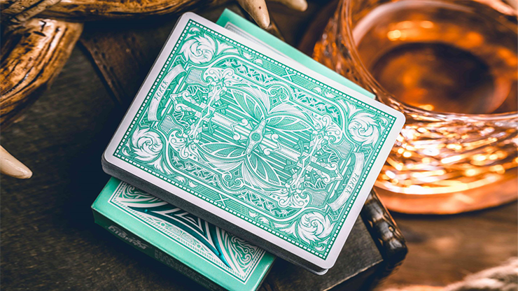 Sanctuary (Cyan) Playing Cards by Murphy's Magic Supplies, Inc.
