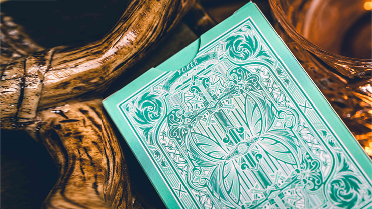 Sanctuary (Cyan) Playing Cards by Murphy's Magic Supplies, Inc.