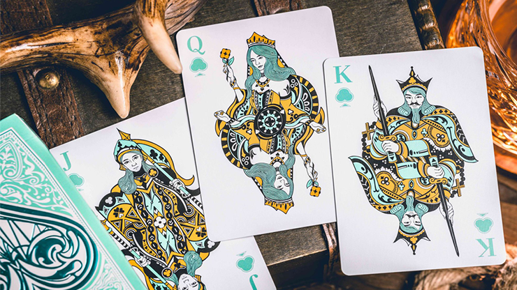 Sanctuary (Cyan) Playing Cards by Murphy's Magic Supplies, Inc.