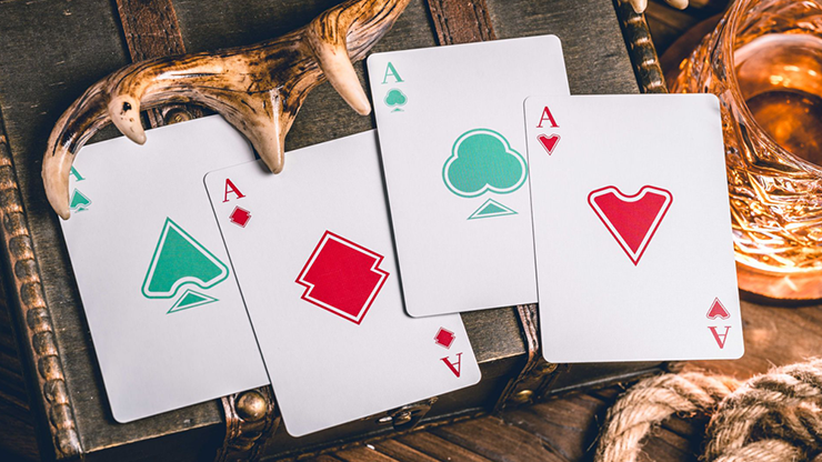 Sanctuary (Cyan) Playing Cards by Murphy's Magic Supplies, Inc.