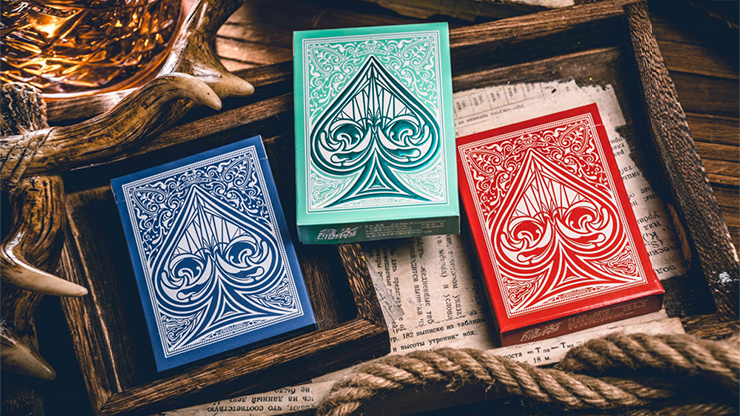 Sanctuary (Cyan) Playing Cards by Murphy's Magic Supplies, Inc.