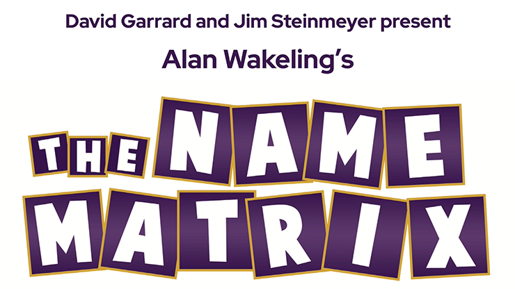David Garrard and Jim Steinmeyer Present: Alan Wakeling's Name Matrix by Murphy's Magic Supplies, Inc.