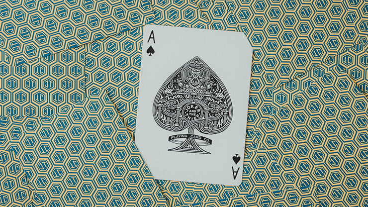 No Borders Honeycomb Playing Cards by Joker and the Thief by Murphy's Magic Supplies, Inc.