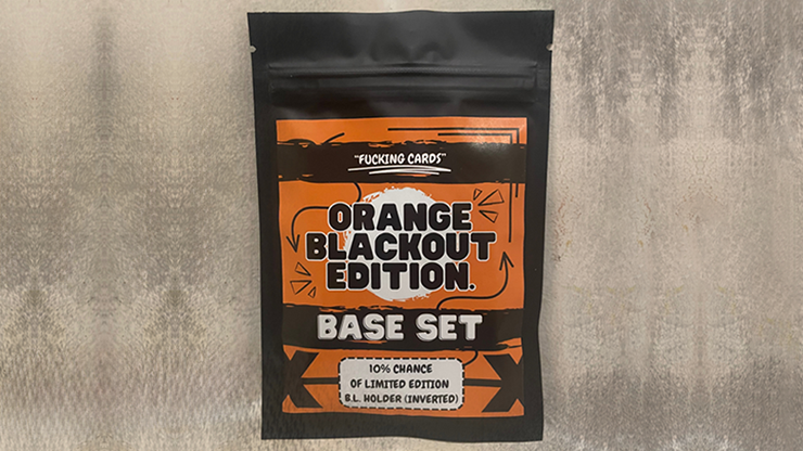 F***ing Cards (Orange Blackout Edition) by Ame Molin by Murphy's Magic Supplies, Inc.