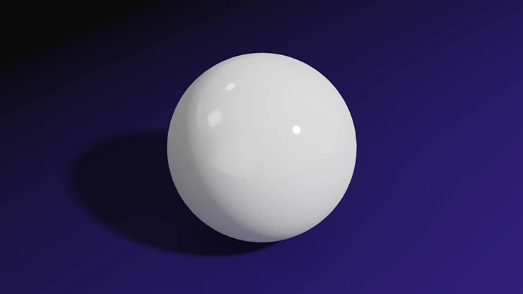 Magnetic Ball (White) by Iarvel Magic by Murphy's Magic Supplies, Inc.