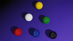 Magnetic Ball (Blue) by Iarvel Magic by Murphy's Magic Supplies, Inc.