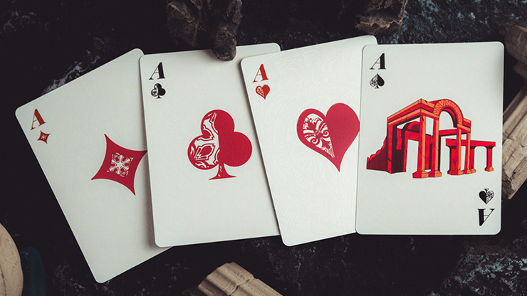 Gilded Atlantis: Fire Playing Cards by Murphy's Magic Supplies, Inc.
