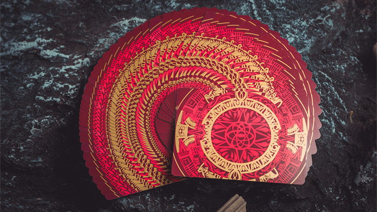 Gilded Atlantis: Fire Playing Cards by Murphy's Magic Supplies, Inc.
