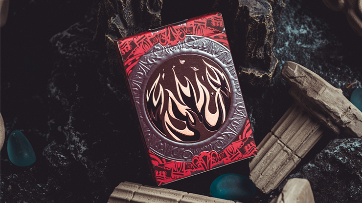 Gilded Atlantis: Fire Playing Cards by Murphy's Magic Supplies, Inc.