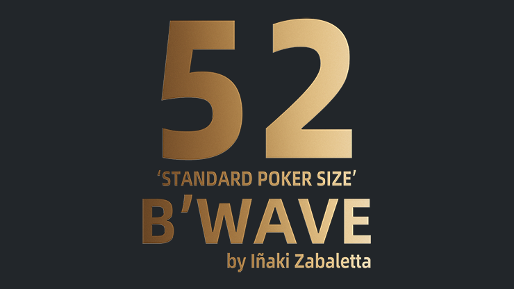52 B'Wave (Poker Size) by Iñaki Zabaletta by Murphy's Magic Supplies, Inc.