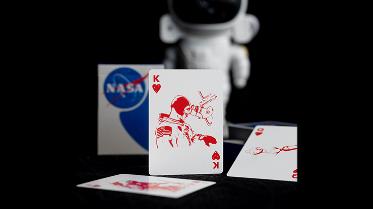 NASA Foil Meatball Logo Playing Cards by Murphy's Magic Supplies, Inc.