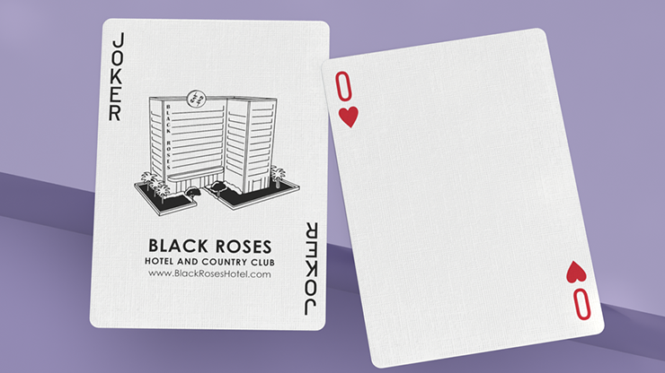 Black Roses Hotel V4 Playing Cards by Murphy's Magic Supplies, Inc.