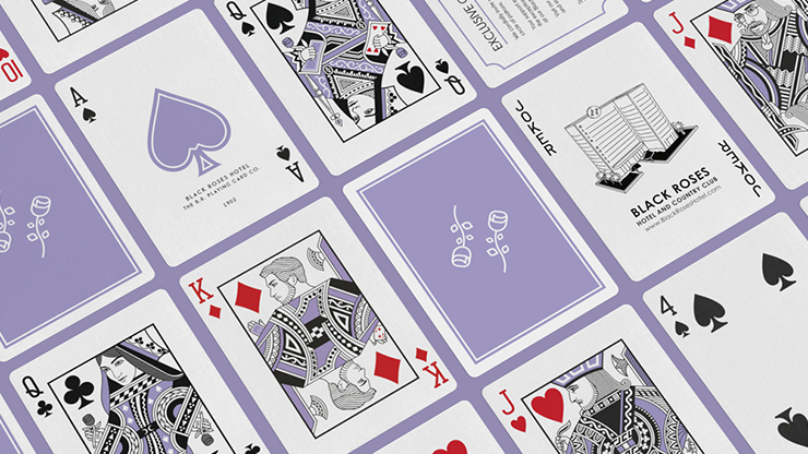 Black Roses Hotel V4 Playing Cards by Murphy's Magic Supplies, Inc.