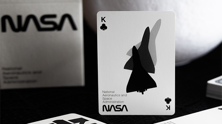 Silver Foil NASA Worm Playing Cards by Murphy's Magic Supplies, Inc.
