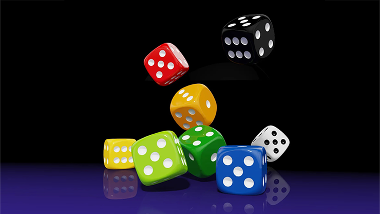 Magnetic Die (White) by Iarvel Magic by Murphy's Magic Supplies, Inc.