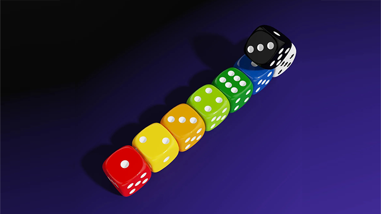 Magnetic Die (Black) by Iarvel Magic by Murphy's Magic Supplies, Inc.