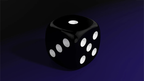 Magnetic Die (Black) by Iarvel Magic by Murphy's Magic Supplies, Inc.