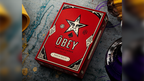 Obey Red Edition Playing Cards by theory11 by Murphy's Magic Supplies, Inc.