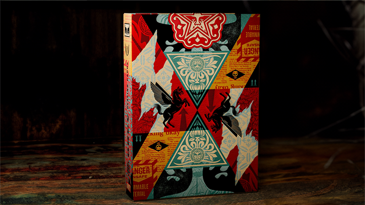 Obey Collage Edition Playing Cards by theory11 by Murphy's Magic Supplies, Inc.