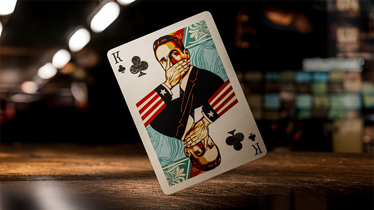 Obey Collage Edition Playing Cards by theory11 by Murphy's Magic Supplies, Inc.