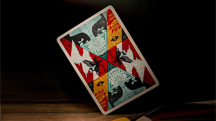 Obey Collage Edition Playing Cards by theory11 by Murphy's Magic Supplies, Inc.