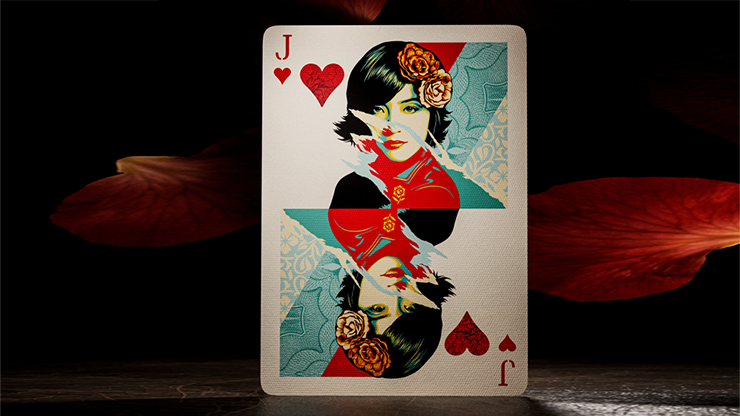 Obey Collage Edition Playing Cards by theory11 by Murphy's Magic Supplies, Inc.