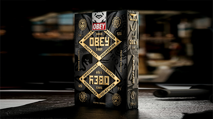 Obey Gold Edition Playing Cards by theory11 by Murphy's Magic Supplies, Inc.