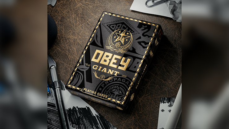 Obey Gold Edition Playing Cards by theory11 by Murphy's Magic Supplies, Inc.