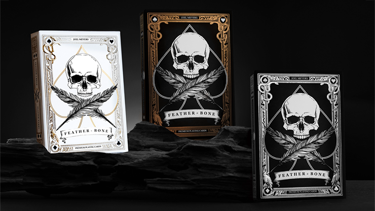 Feather & Bone: The White Cobra's (Limited Edition) Playing Cards by Joel Meyers by Murphy's Magic Supplies, Inc.