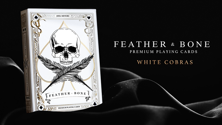 Feather & Bone: The White Cobra's (Limited Edition) Playing Cards by Joel Meyers by Murphy's Magic Supplies, Inc.