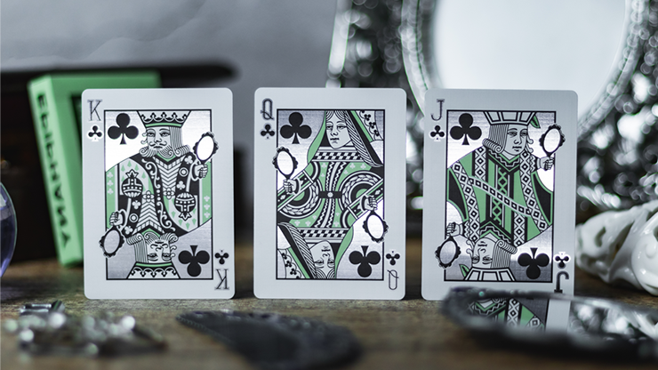 Reflections Epiphany (Green) Playing Cards by Emily Sleights by Murphy's Magic Supplies, Inc.