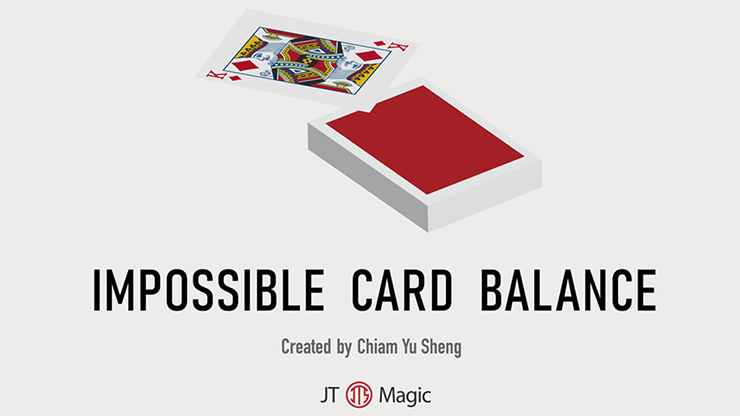 Impossible Card Balance (Red) by Chiam Yu Sheng and JT by Murphy's Magic Supplies, Inc.