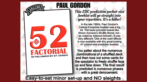 52 Factorial by Paul Gordon by Murphy's Magic Supplies, Inc.