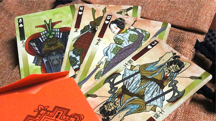 RONIN (Diamond Clan Edition Orange) Playing Cards by Kings Wild Project by Murphy's Magic Supplies, Inc.