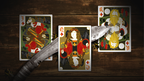 Secret Tale Ragnar MINI White Bee Playing Cards by Murphy's Magic Supplies, Inc.