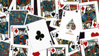 Plastic Paisley Poker Blue Playing Cards by Dutch Card House Company by Murphy's Magic Supplies, Inc.